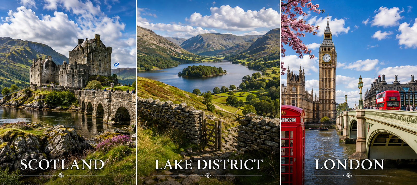 Scotland and London